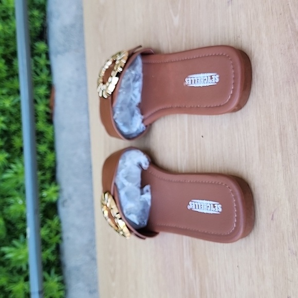 Seychelles Slide Sandals Cognac Size 7.5 NWOT - Picture 5 of 10
